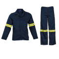 Barron Supreme Poly Cotton Conti Suit with Reflective