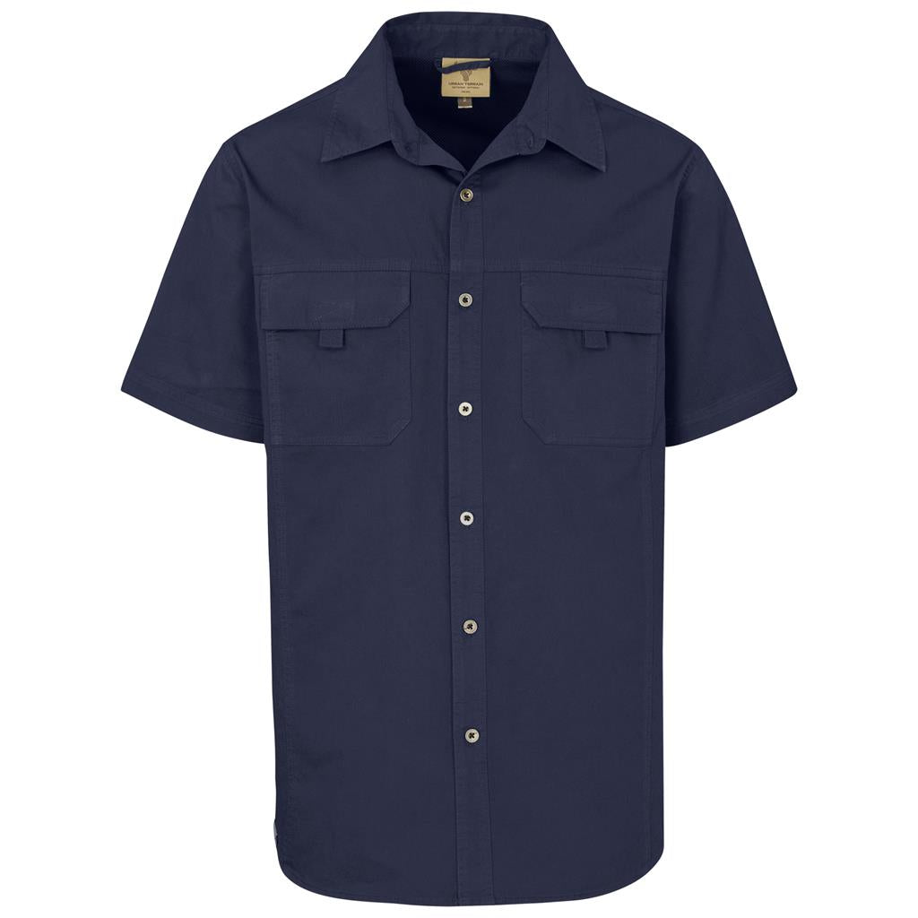 Mens Short Sleeve Mawenzi Twill Shirt