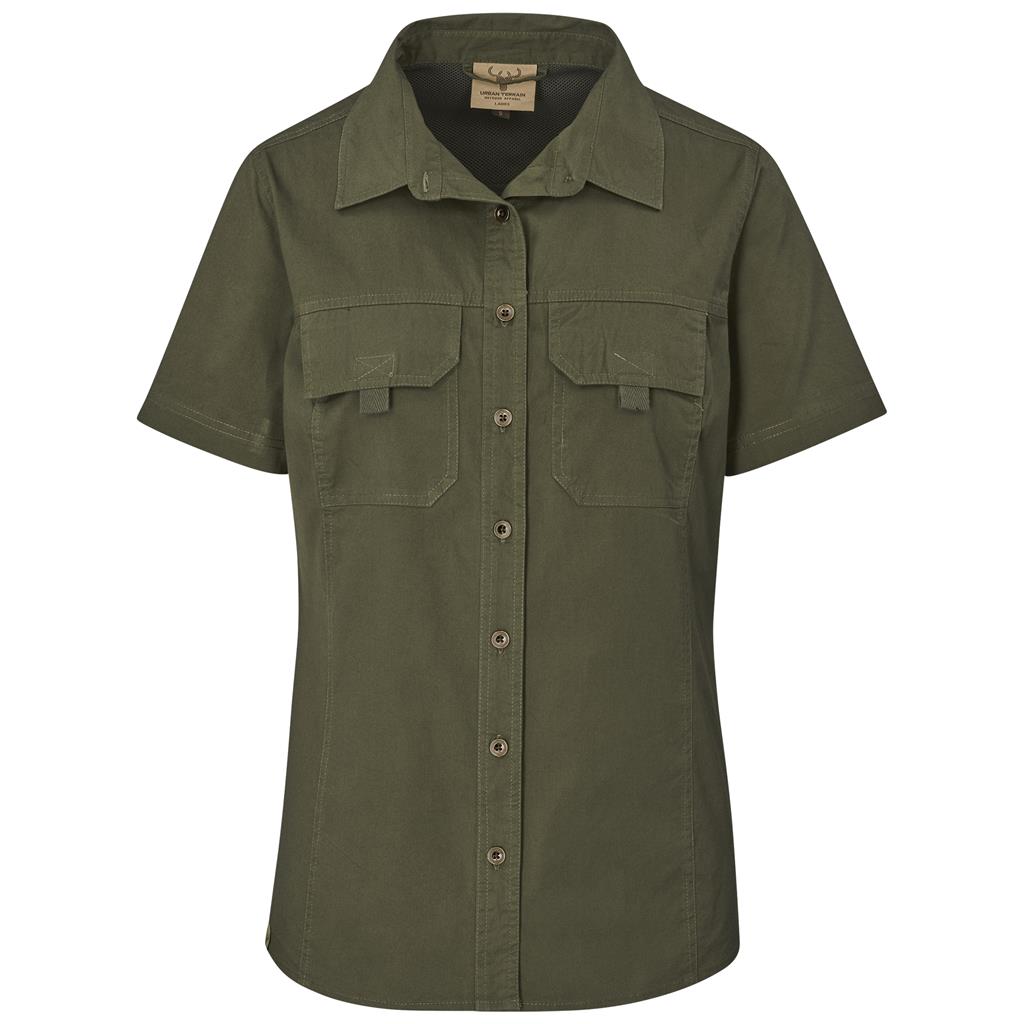 Ladies Short Sleeve Mawenzi Twill Shirt