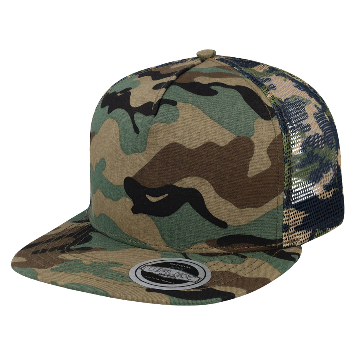 Uflex 5P Flat Peak Trucker Cap