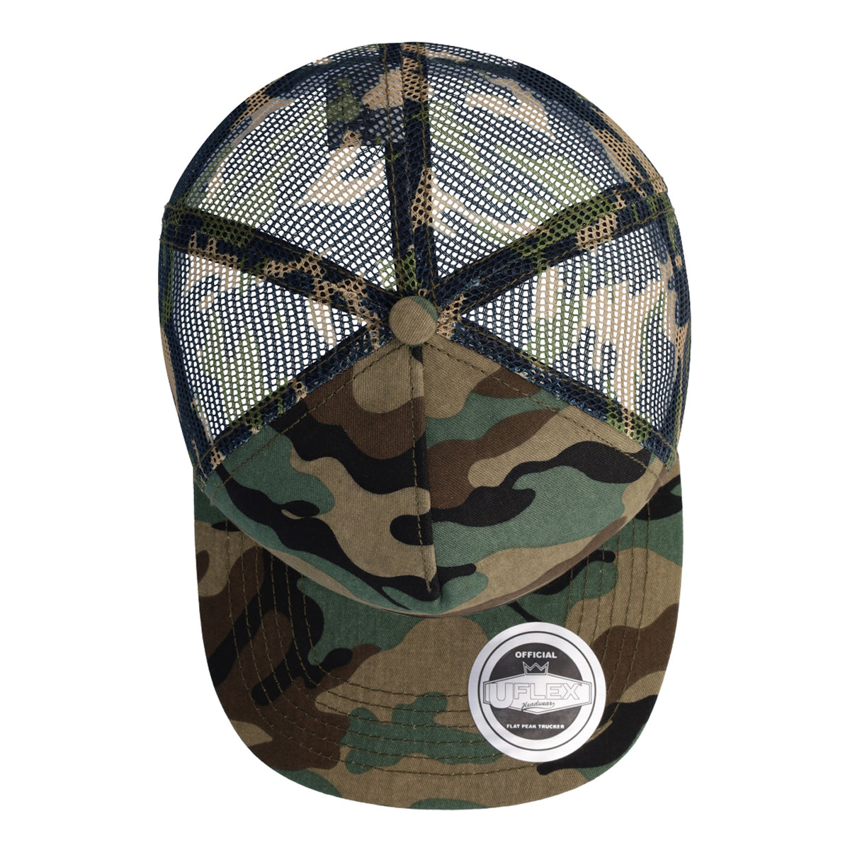 Uflex 5P Flat Peak Trucker Cap