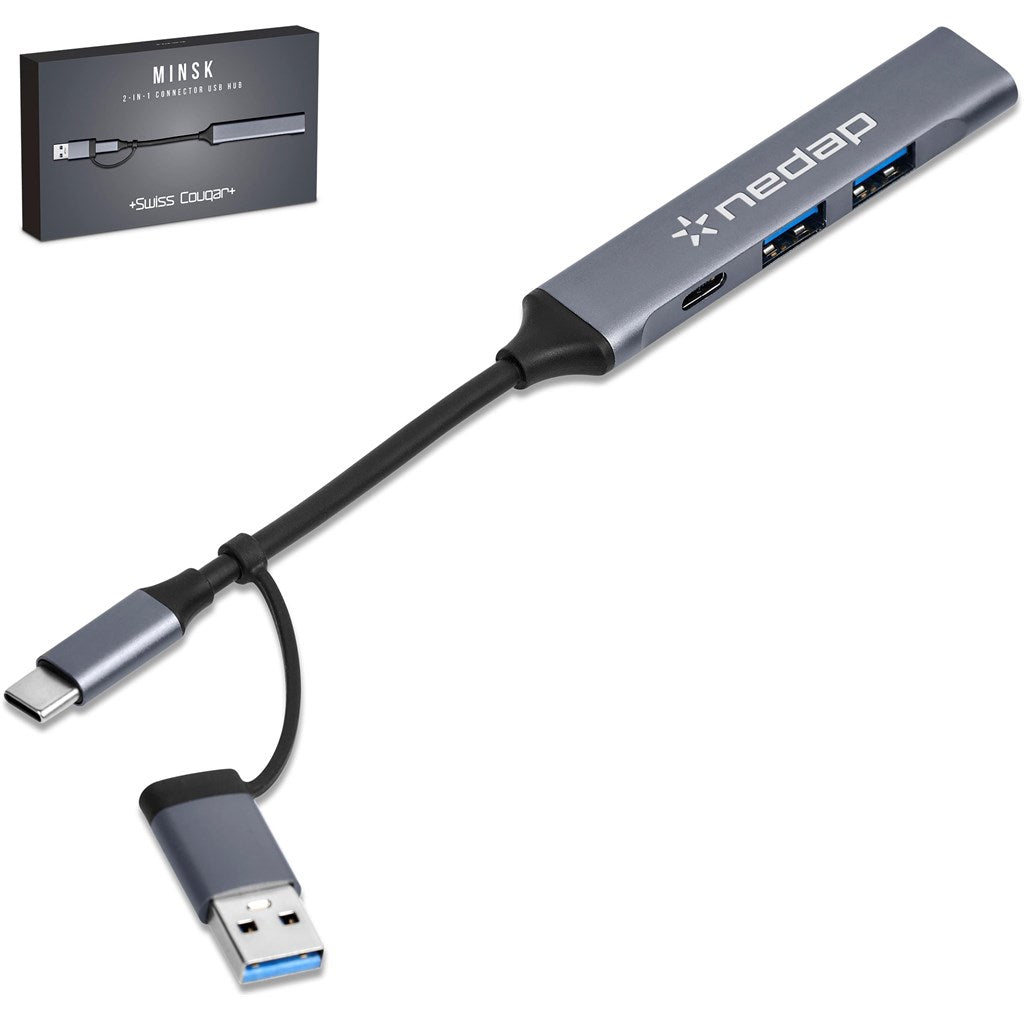 Swiss Cougar Minsk 2-in-1 Connector USB Hub