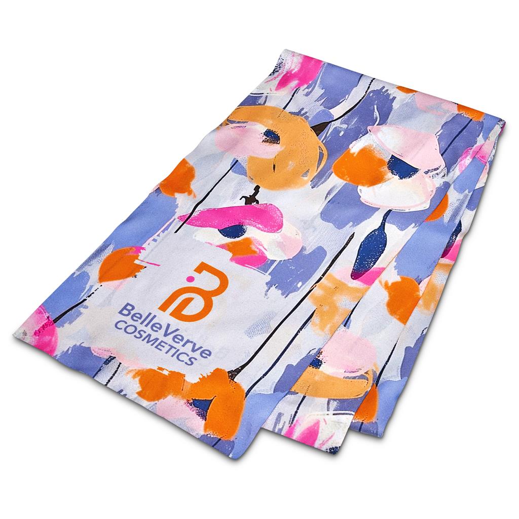 Hoppla Snuggle Polar Fleece Scarf - Double-Sided Branding
