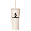 Kooshty Concorde Stainless Steel & Plastic Double-Wall Tumbler & Straw - 720ml
