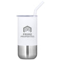 Kooshty Cheerio Stainless Steel & Plastic Double-Wall Tumbler & Straw – 480ml