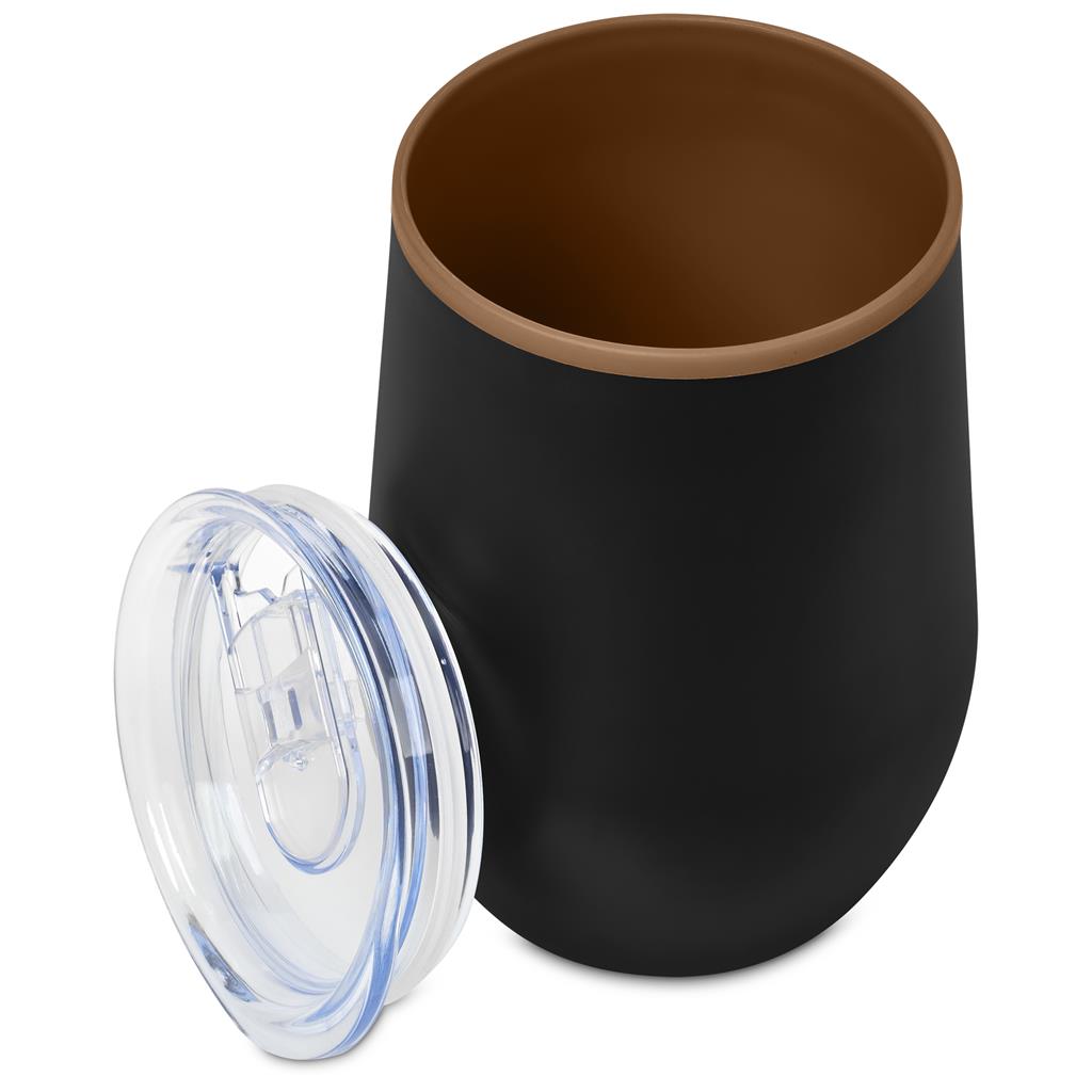 Serendipio Ovolo Stainless Steel & Plastic Double-Wall Tumbler – 350ml