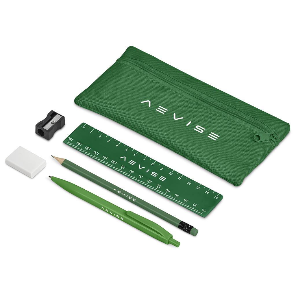Altitude Central Stationery Set - Green