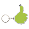 3 in 1 Thumbs Up Keychain with Stylus and LED Light
