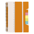 A5 Notebook With Sticky Notes And Ruler