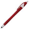 Slim Coloured Barrel Ballpoint Pen with Stylus