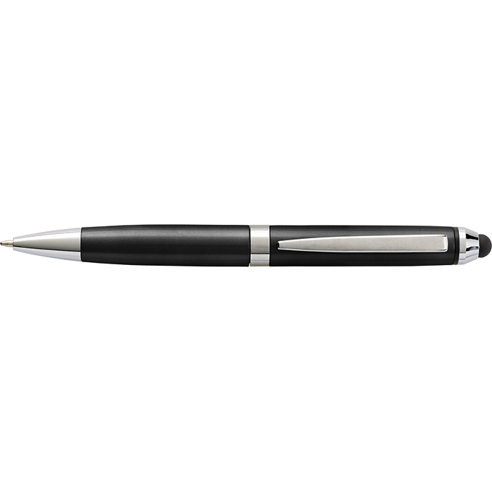 Coloured Barrel Ballpoint Pen with Stylus