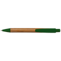 Bamboo Ballpoint Pen with Plastic Trims