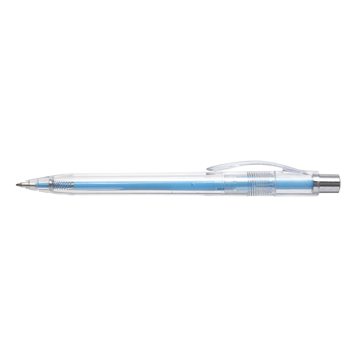 Translucent Ballpoint Pen with Coloured Refill