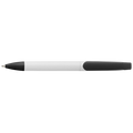 Twist Action Ballpoint Pen With White Barrel
