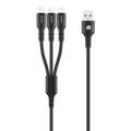 IND 1.2m 3-In-1 Charger Cable