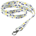 Sublimated Lanyard Double Side Sub with Lobster Ring