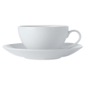 White Basics Coupe Cup and Saucer 200ml