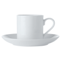 White Basics Straight Demi Cup and Saucer 100ml
