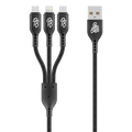 Pro Bass Braided 3 in 1 Charge Cable