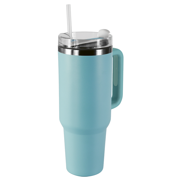 1.2L Double Walled Travel Mug with Straw