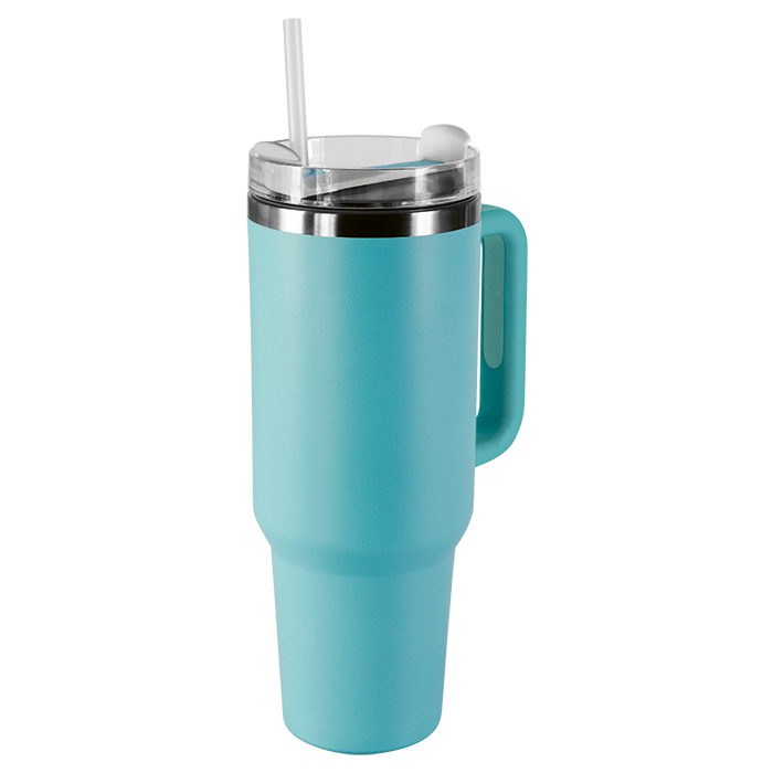 1.2L Double Walled Travel Mug with Straw