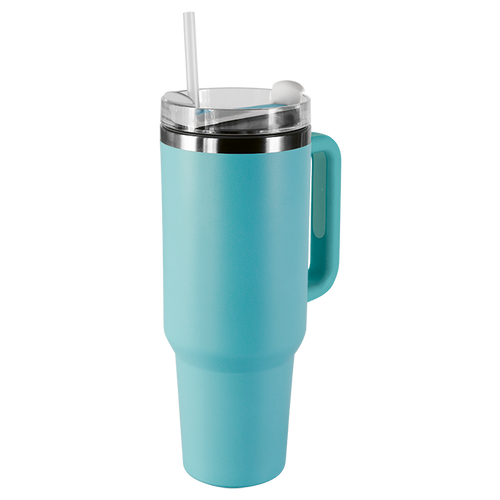 1.2L Double Walled Travel Mug with Straw