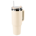 1.2L Double Walled Travel Mug with Straw