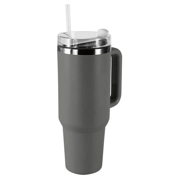1.2L Double Walled Travel Mug with Straw