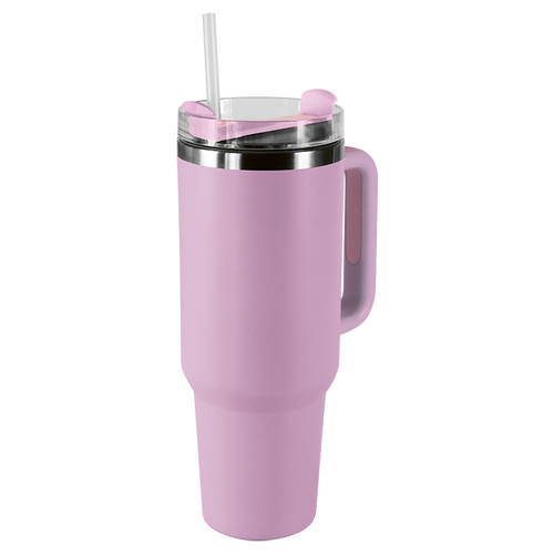 1.2L Double Walled Travel Mug with Straw