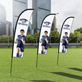 Wind Cheather Banners Deluxe S/S with Ground Spike
