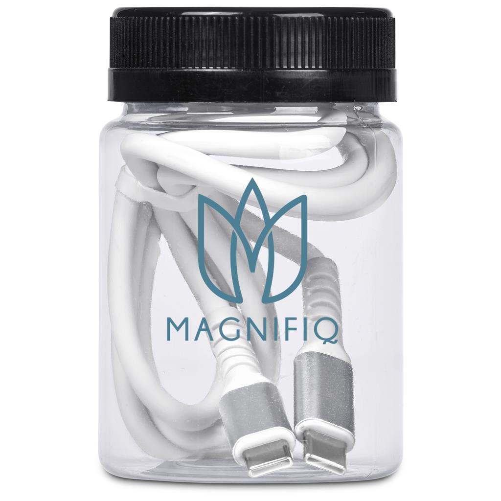 Altitude Barlitt Fast Charge Type-C to Type-C Charging Cable Cable in Jar