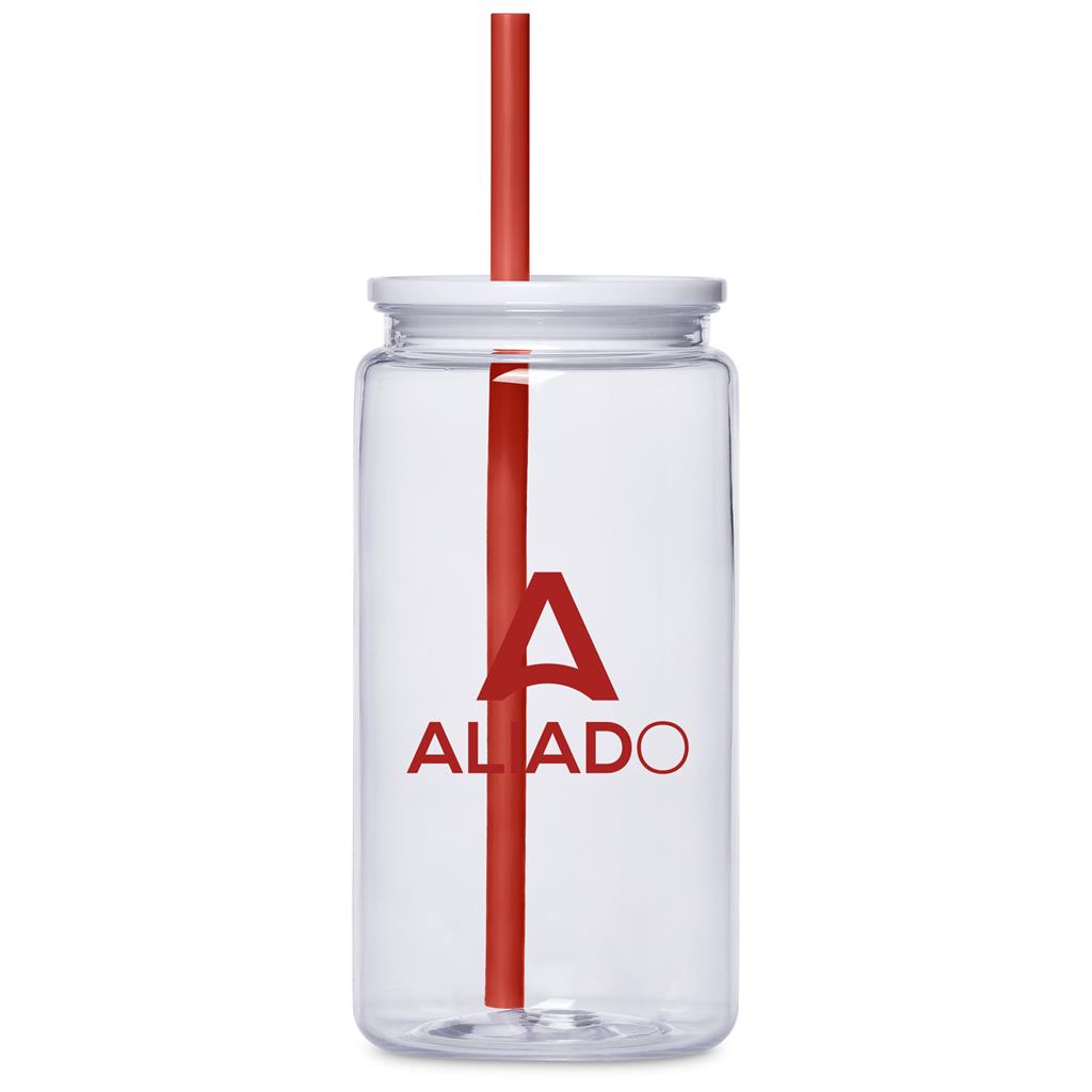 Altitude Mina Plastic Tumbler and Straw - 550ml