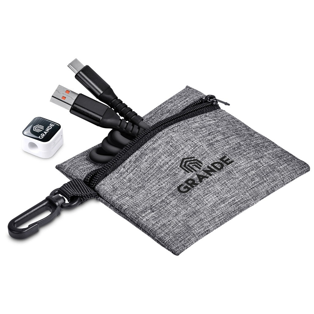 Altitude Tale Charging Cable & Clip in Clip Pouch