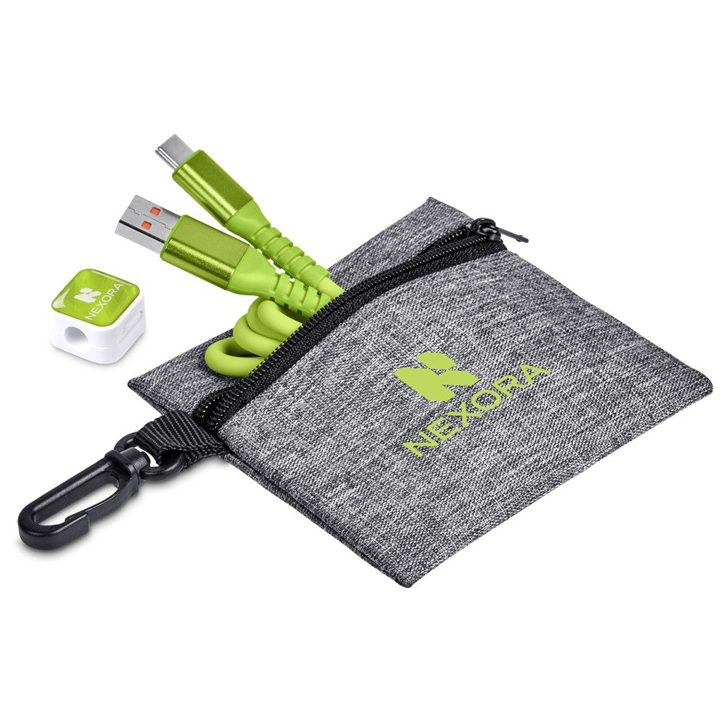 Altitude Tale Charging Cable & Clip in Clip Pouch
