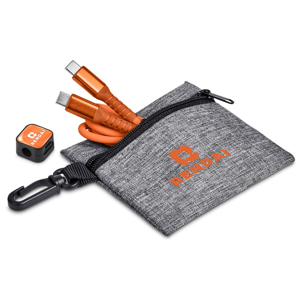 Altitude Bara Charging Cable & Clip in Clip Pouch