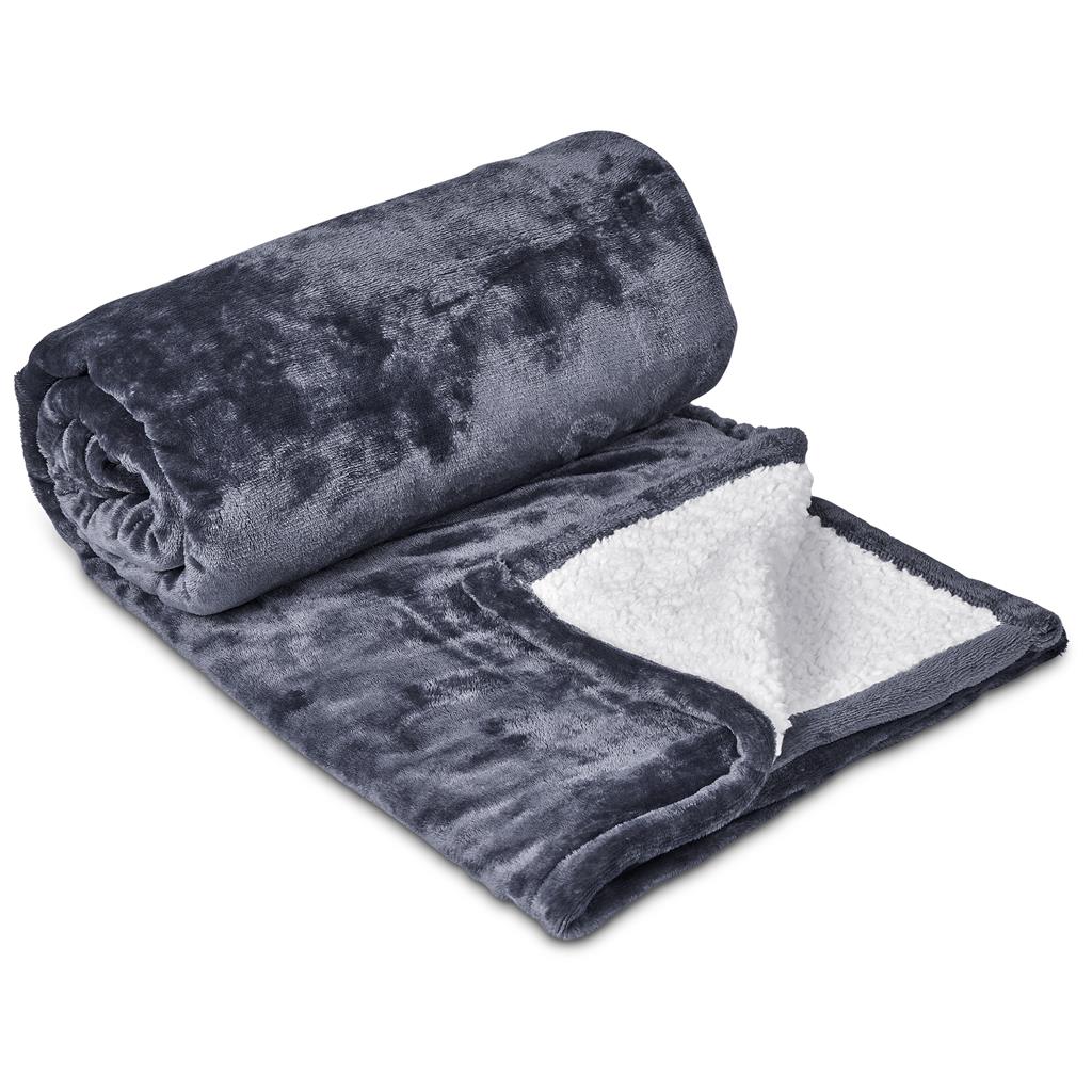Serendipio Glacial Sherpa Fleece Blanket