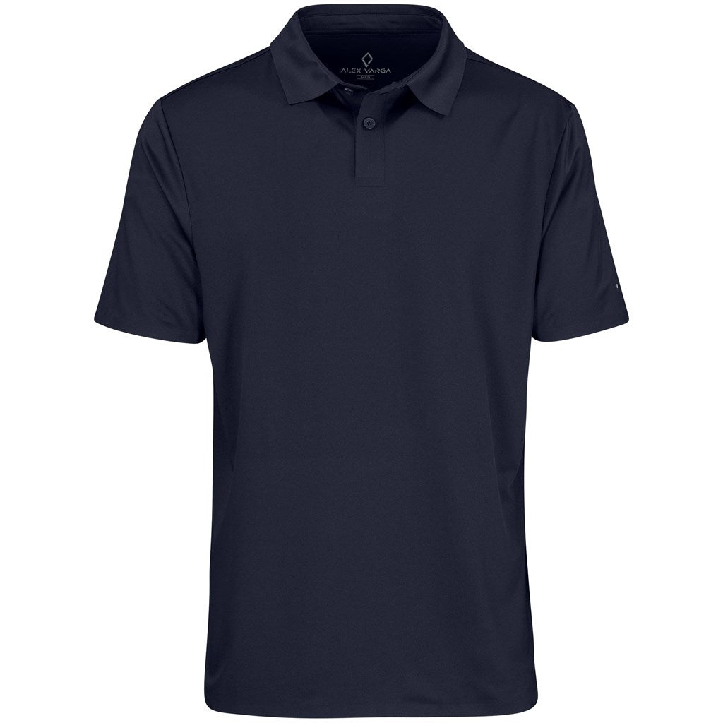 Mens Alex Varga Questana Seamless Golf Shirt - Navy
