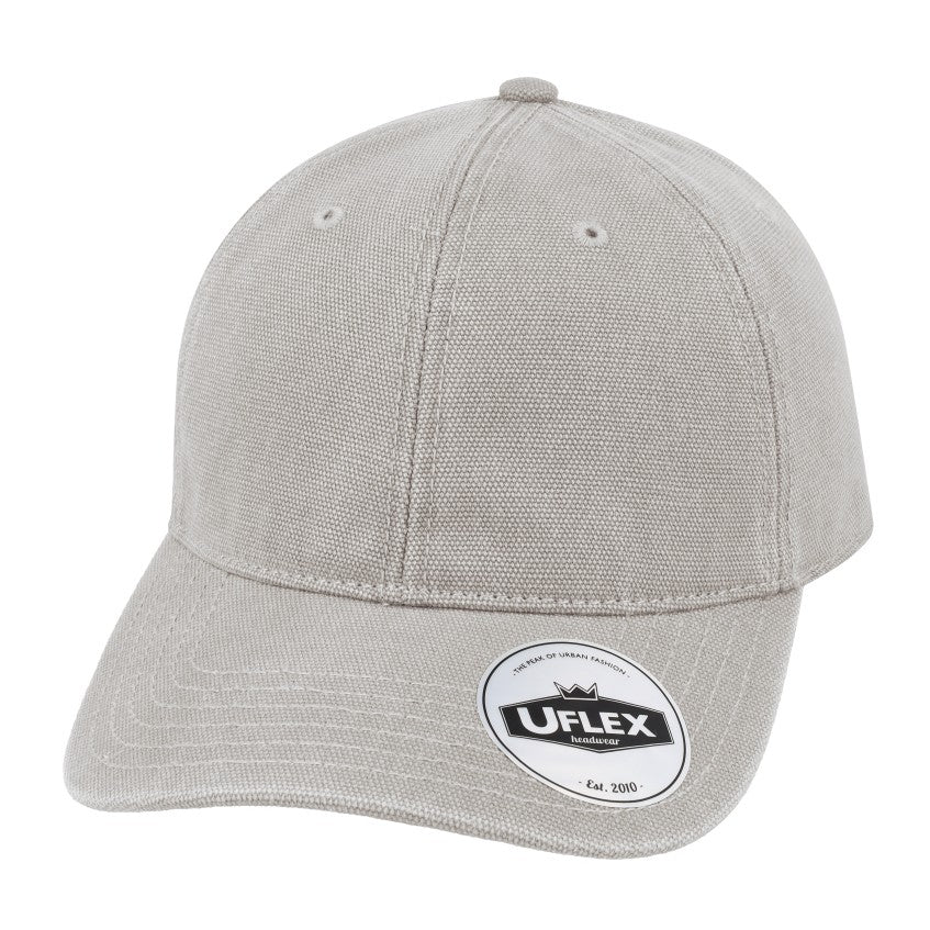 6P Washed Canvas Dad Cap