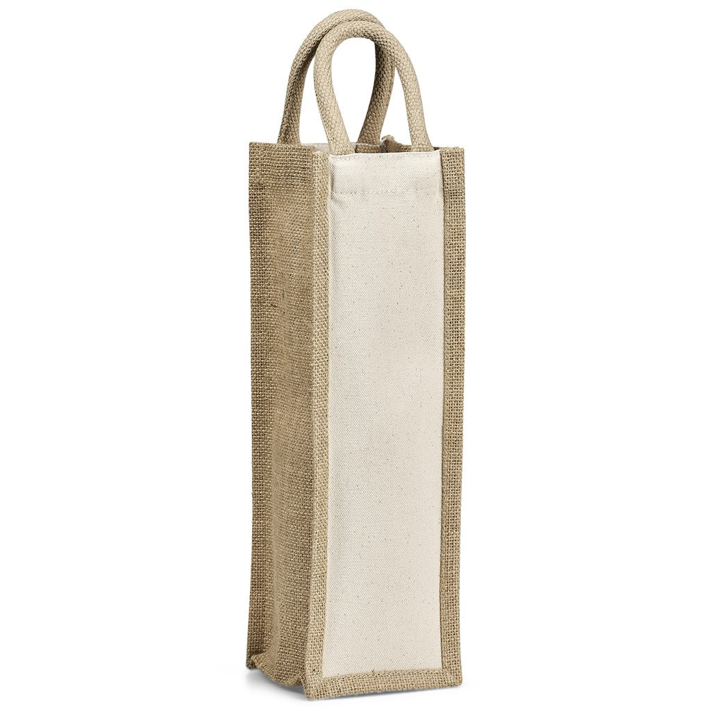 Okiyo Inshu Jute & Cotton Wine Tote