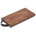 Serendipio Small Tea Time Wooden Tray with Leather Strap