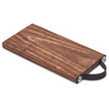 Serendipio Small Tea Time Wooden Tray with Leather Strap