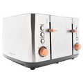 Boden Stark 4 Slice Stainless Steel Toaster