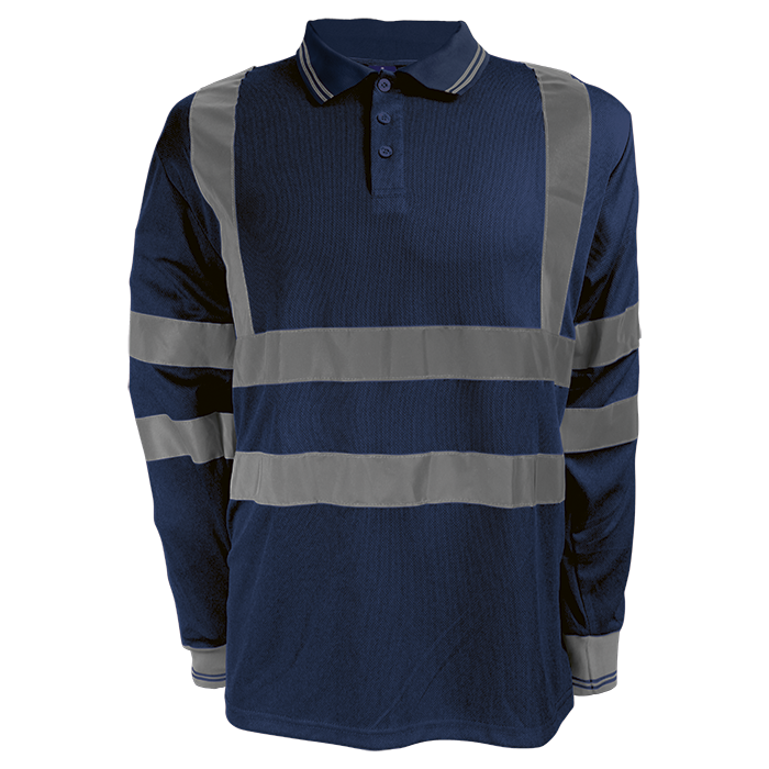 Barron Long Sleeve Reflective Golfer With Tape