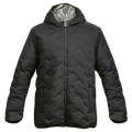 Mock-Quilt Hooded Puffer Mens