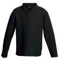 175g Pique Knit Long Sleeve Golfer Kiddies