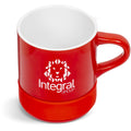 Kooshty Mixalot Ceramic Coffee Mug - 320ml - Red