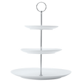 White Basics Diamonds 3-Tier Cake Stand