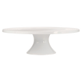 White Basics Diamonds Footed Cake Stand
