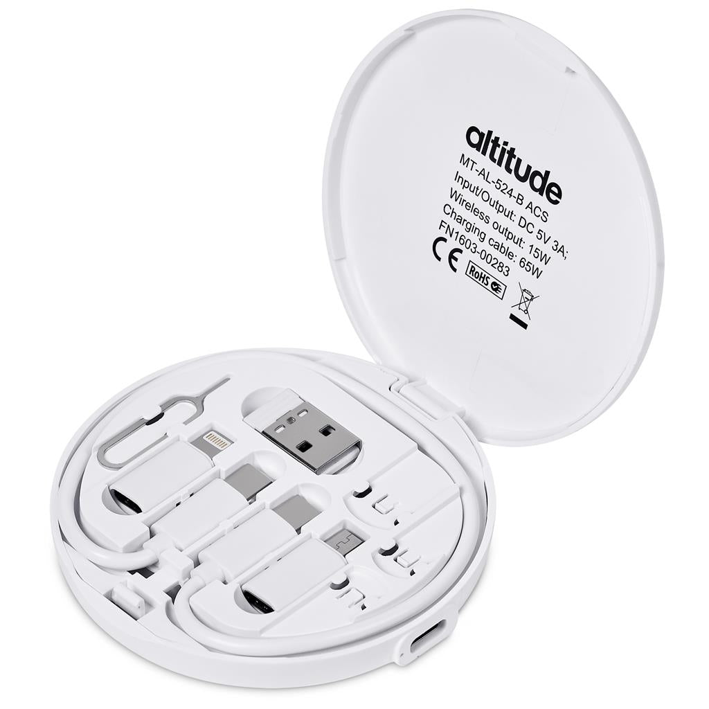 Altitude Orbit Wireless Charger & Multi-Function Cable Kit