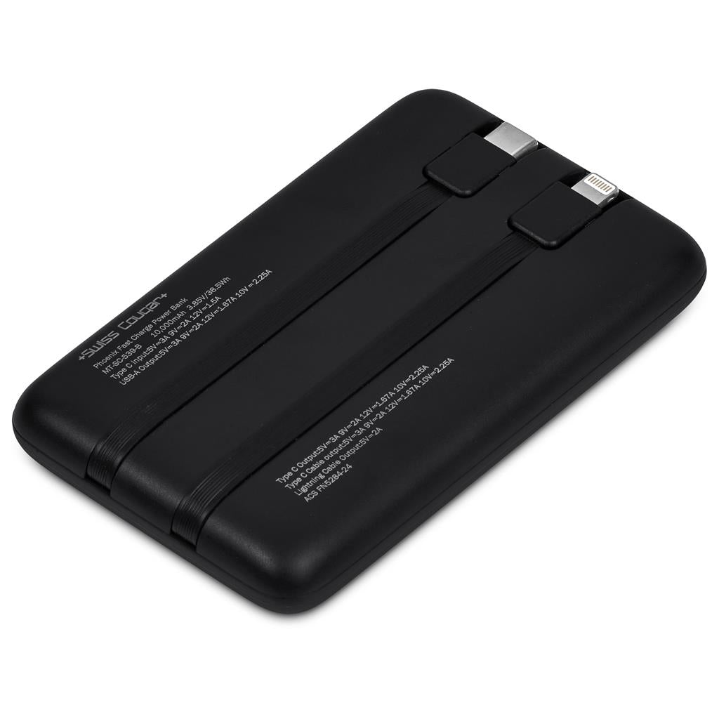 Swiss Cougar Phoenix Fast Charge 22.5W Power Bank - 10 000mAh